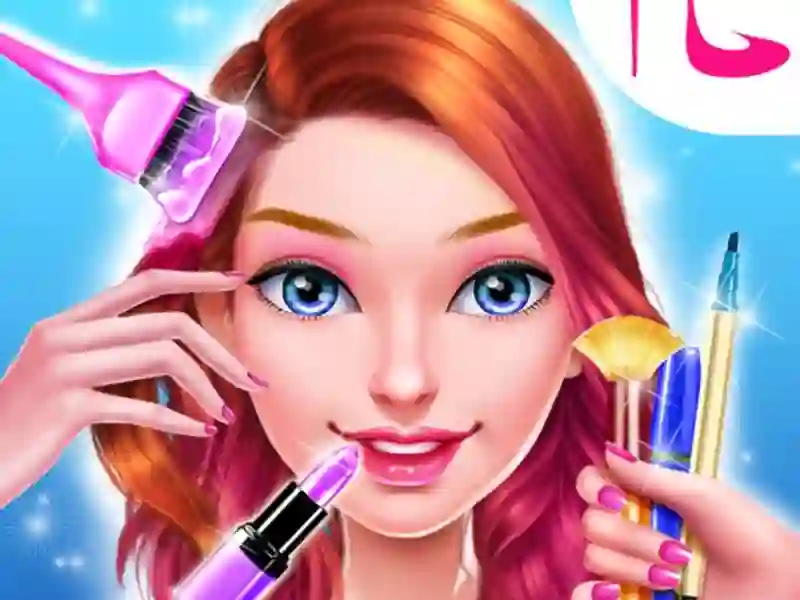 Logħba Fahion game makeup onlajn