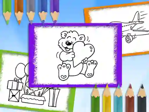 Logħba Cartoon Coloring Book onlajn