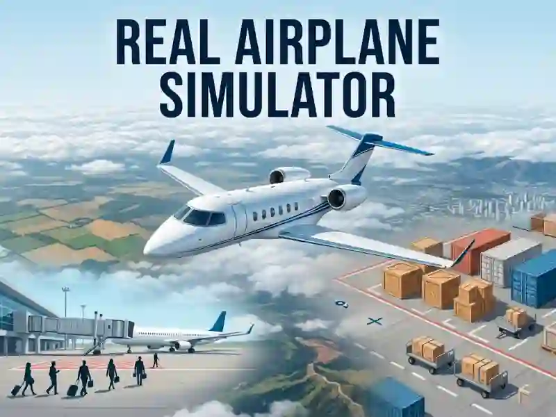 Logħba Real Airplane Simulator onlajn