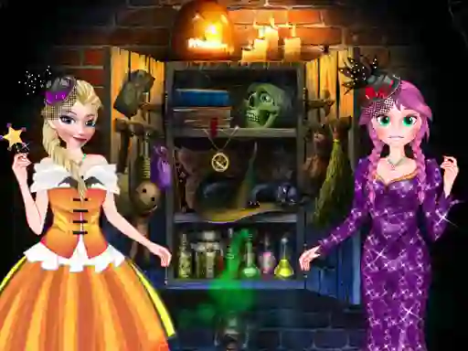 Logħba Princess Halloween Party Dress onlajn