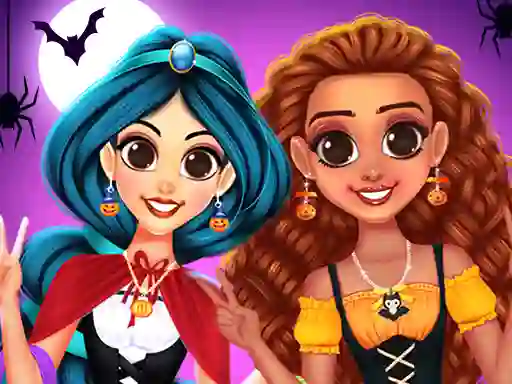 Logħba BFFs Happy Halloween Party onlajn