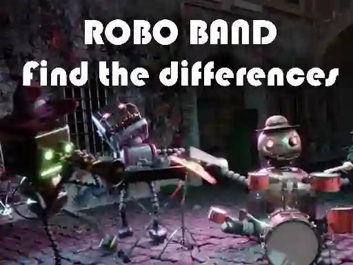 Logħba Robot Band - Find the Differences onlajn