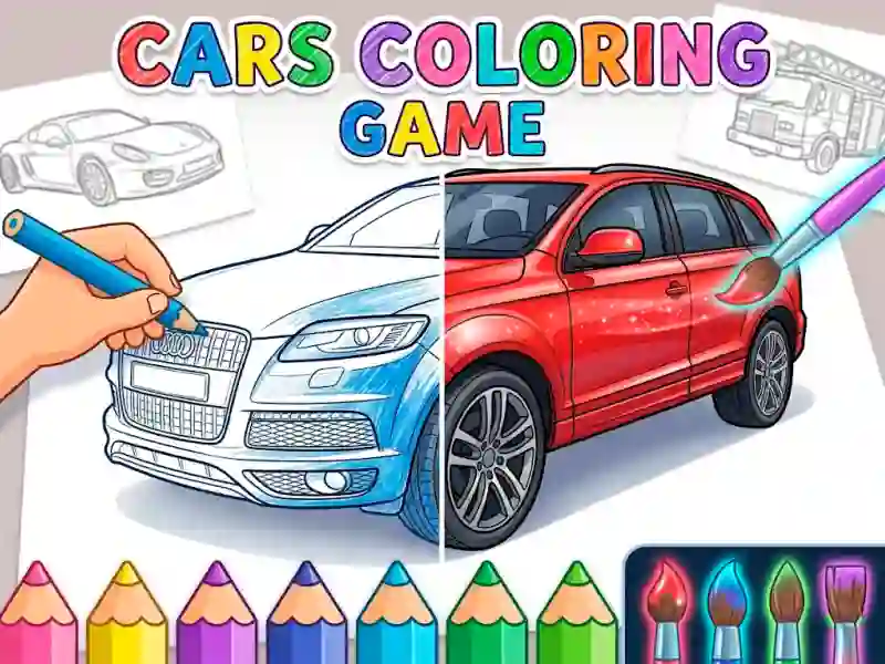 Logħba Cars Coloring Game onlajn