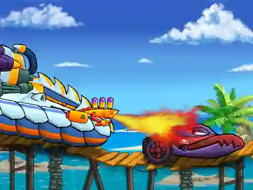 Logħba Car Eats Car Sea Adventure onlajn