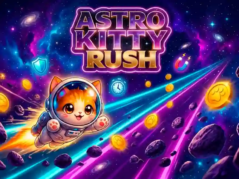 Logħba Astro Kitty Rush onlajn