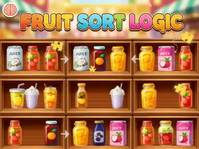 Logħba Fruit Sort Logic onlajn