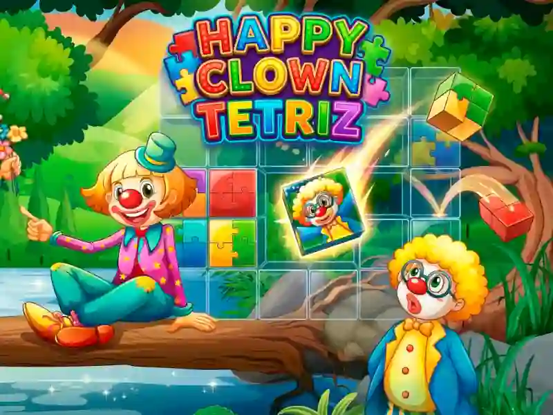 Logħba Happy Clown Tetriz onlajn