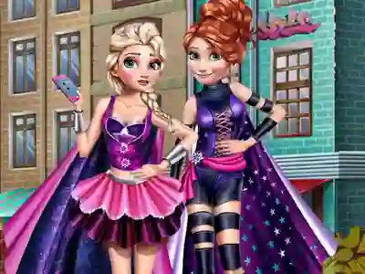 Logħba Superhero Spring Princess Dress Up onlajn
