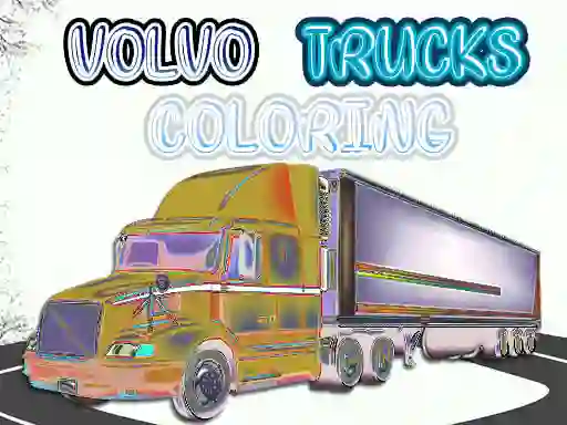 Logħba Volvo Trucks Coloring onlajn
