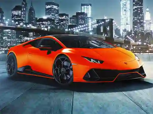 Logħba Lamborghini Huracan Evo Puzzle onlajn