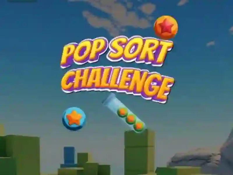 Logħba Pop Sort Challenge onlajn