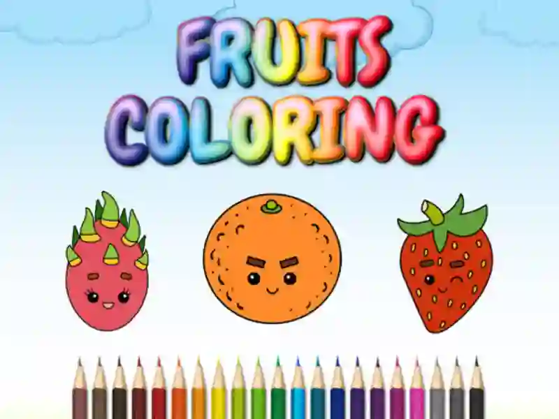 Logħba FRUITS COLORING onlajn