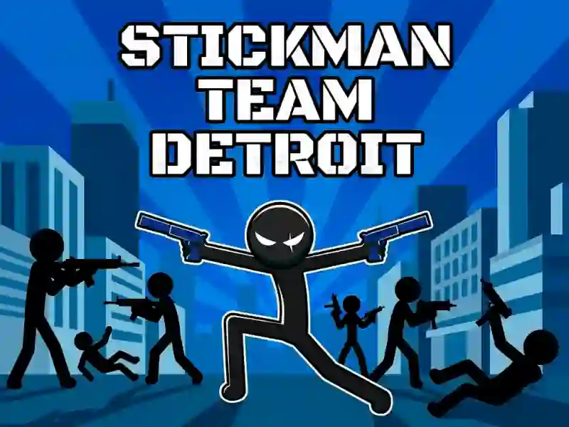 Logħba Stickman Team Detroit onlajn