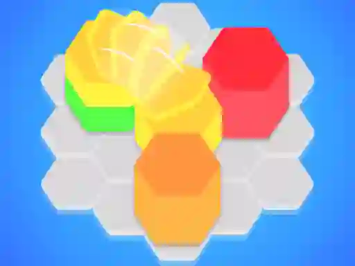Logħba Hexa Stack Sort onlajn
