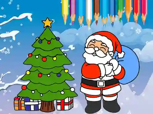 Logħba Coloring Christmas Tree onlajn