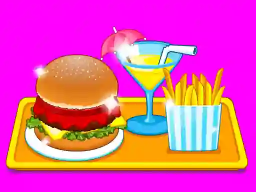 Logħba Burger Shop Fast Food onlajn