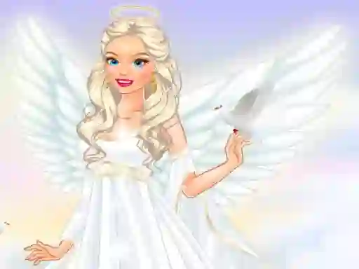 Logħba Sweet angel dress up onlajn