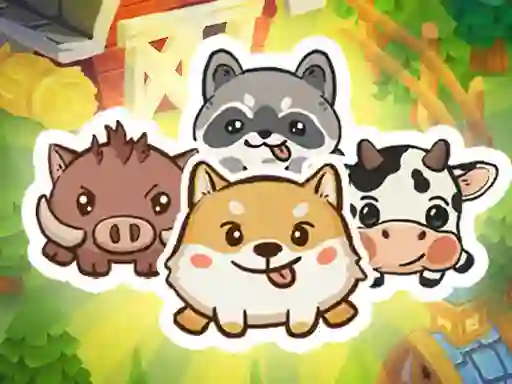 Logħba Animal Sort Cute Game Puzzle onlajn