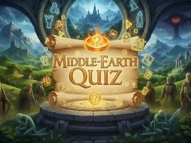 Logħba Middleearth Quiz onlajn