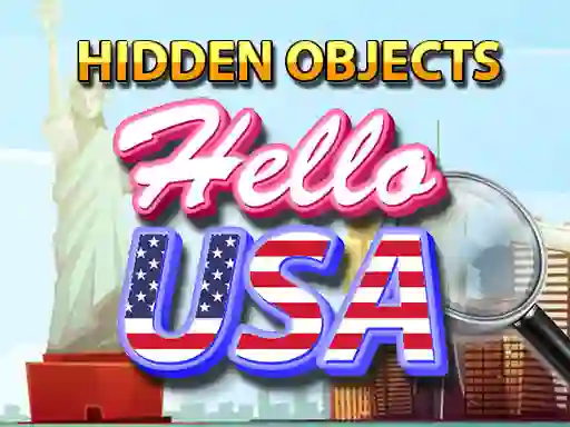 Logħba Hidden Objects Hello USA onlajn