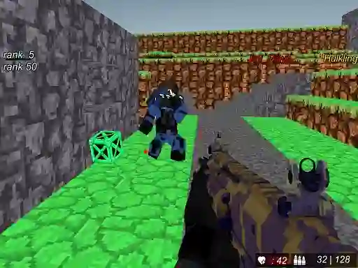 Logħba Blocky Wars Advanced Combat Swat Multiplayer onlajn