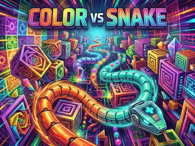 Logħba Color vs Snake onlajn