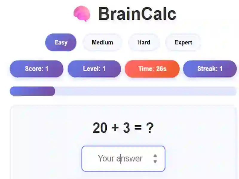 Logħba BrainCalc onlajn