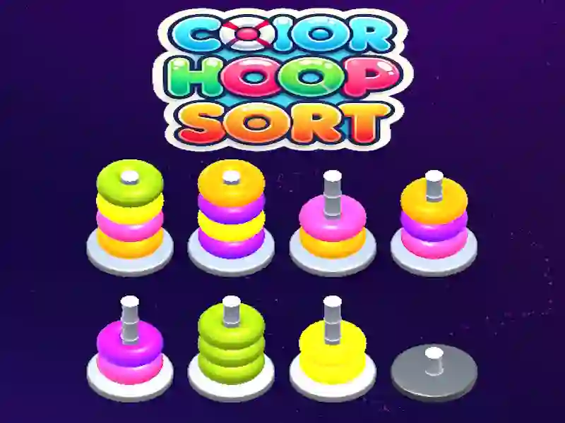 Logħba Color Hoop Sort onlajn