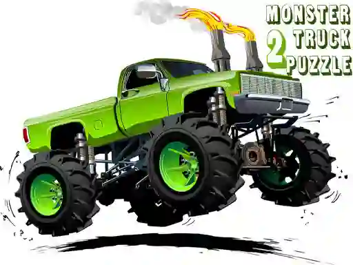 Logħba Monster Truck Puzzle 2 onlajn