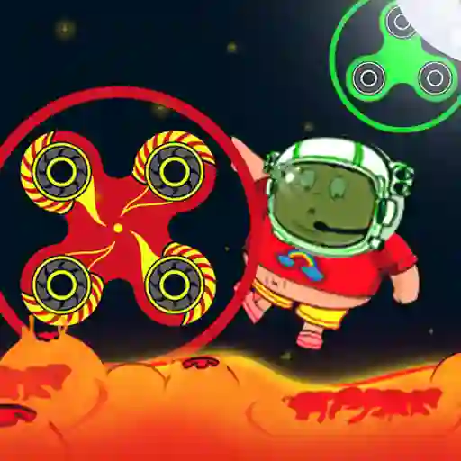 Logħba Spinner Astro the Floor is Lava onlajn