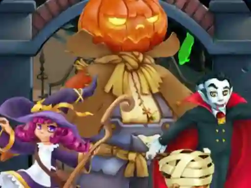 Logħba Halloween Jigsaw Deluxe onlajn
