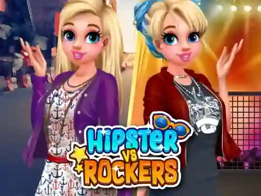 Logħba Hipsters vs Rockers onlajn