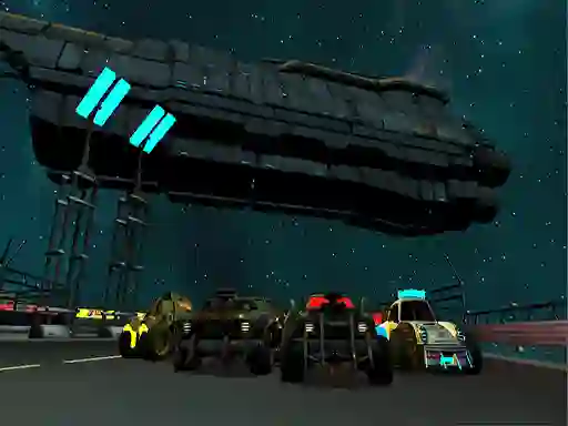 Logħba Moon Car Stunt onlajn