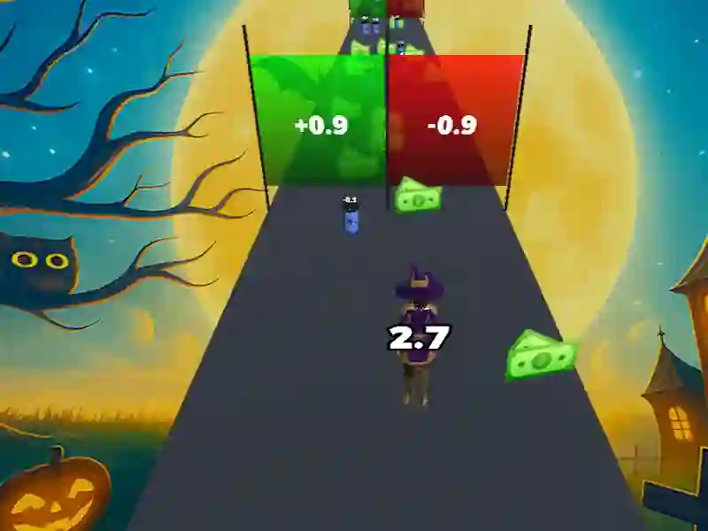 Logħba Crazy Runner Witch Halloween onlajn