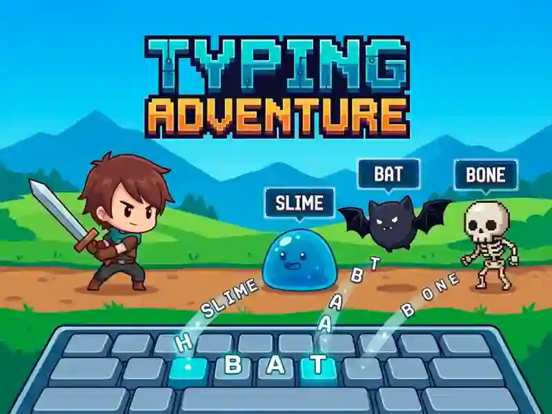 Logħba Typing Adventure onlajn