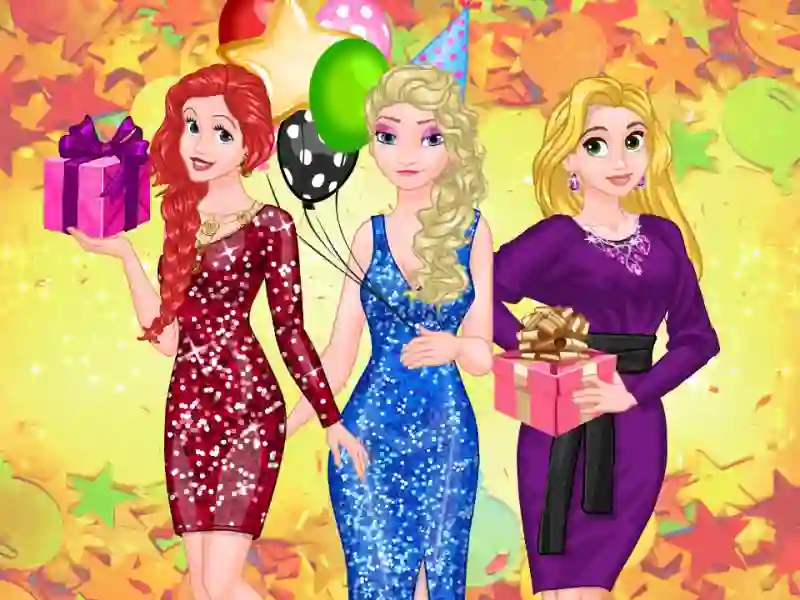 Logħba Frosty Princess Party Surprise onlajn