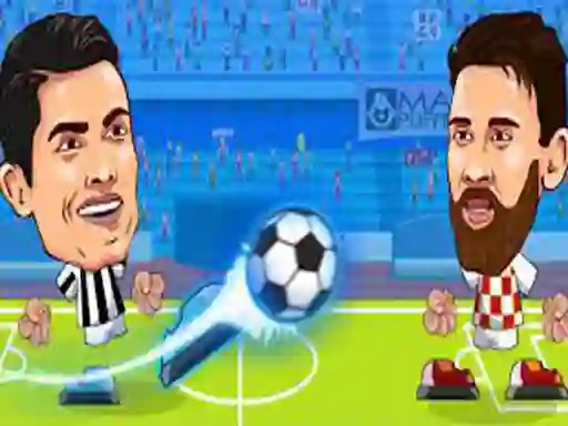 Logħba Puppet Soccer - Big Head Football onlajn