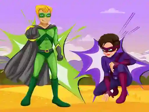 Logħba Superheroes Jigsaw onlajn