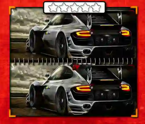Logħba Racing Cars 25 Differences onlajn