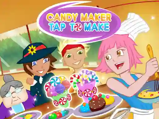 Logħba Tap Candy Sweets Clicker onlajn