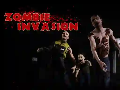 Logħba Zombie Invasion onlajn
