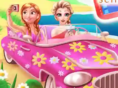 Logħba Princesses Road Trip Fun onlajn