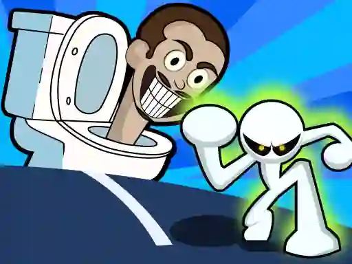 Logħba Stickman vs Skibidi Toilet onlajn