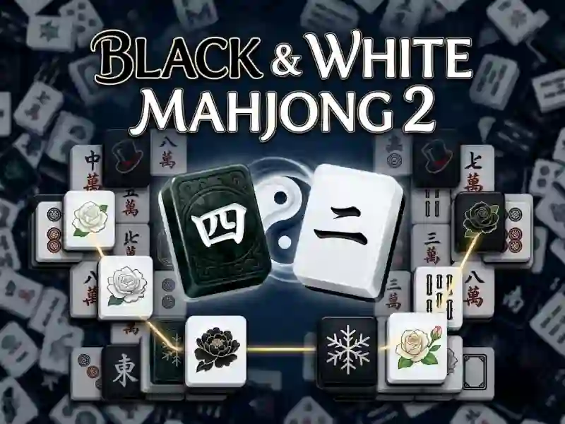 Logħba Black & White Mahjong 2 onlajn