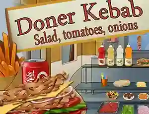 Logħba Doner Kebab Salad, Tomatoes, Onions onlajn