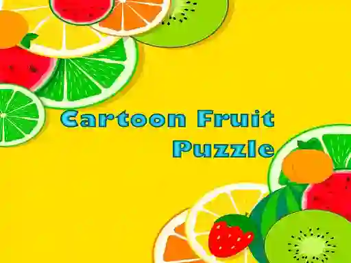 Logħba Cartoon Fruit Puzzle onlajn
