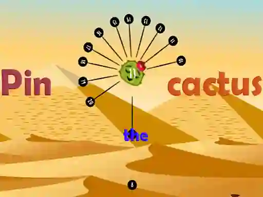 Logħba Pin the cactus onlajn