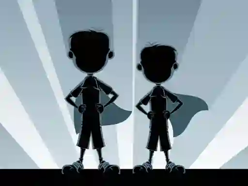 Logħba Little Superheroes Match 3 onlajn