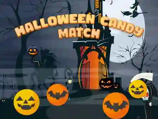 Logħba Halloween Candy Match onlajn