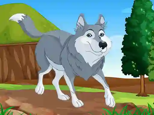 Logħba Wolf Jigsaw onlajn